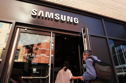 Botiga de Samsung a Manhattan, a Nova York.