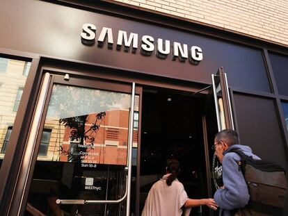 Botiga de Samsung a Manhattan, a Nova York.