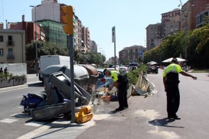 La mujer ha sido atropellada en la confluencia del paseo Sant Antoni y la calle Santa Caterina