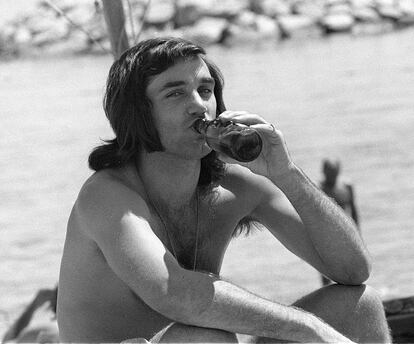 George Best, en Marbella, en 1972.