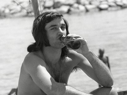 George Best, en Marbella, en 1972.