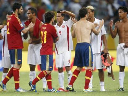 El partido entre Espa&ntilde;a y Tahit&iacute; fue lo m&aacute;s visto del d&iacute;a.