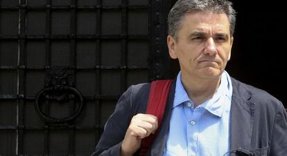 El ministro de Finanzas heleno, Euclidis Tsakalotos.