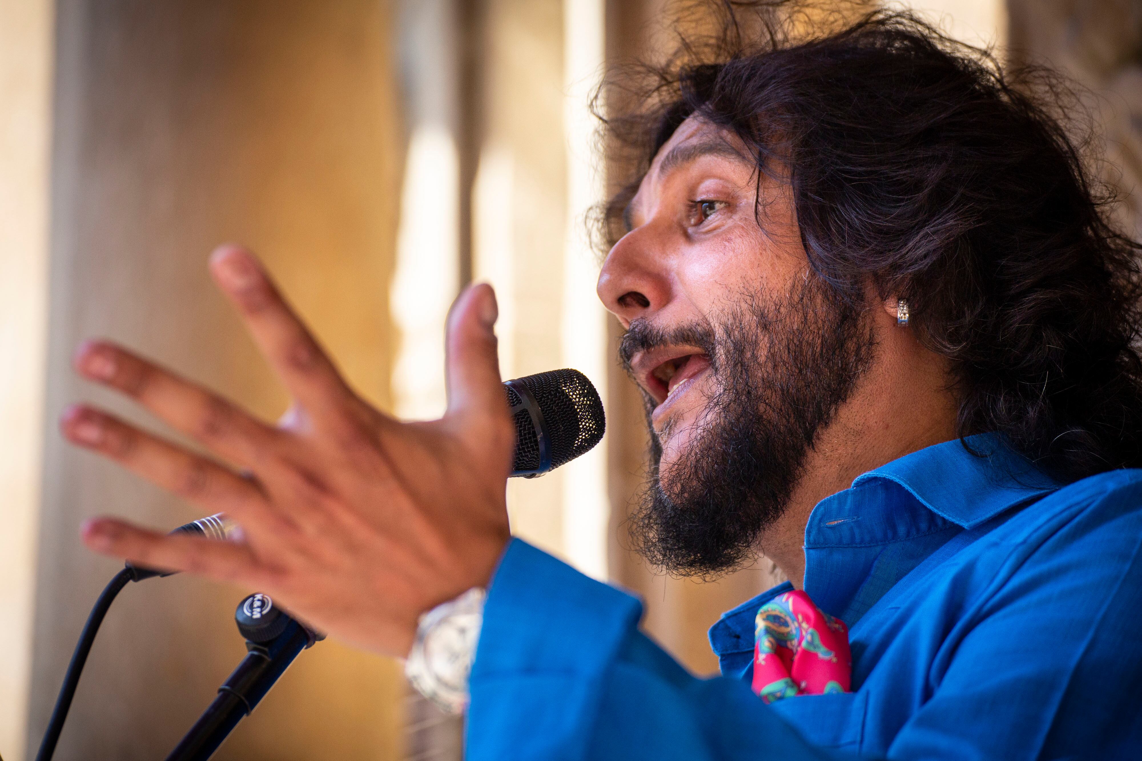 Antonio Reyes durante una actuación en el festival.