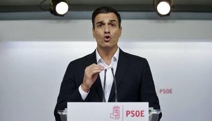 Pedro S&aacute;nchez, aquest divendres. 