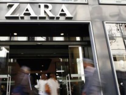 Tienda Zara en Barcelona, del grupo Inditex