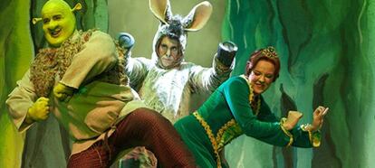 Una escena de 'Shrek, el musical'