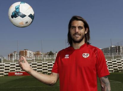 Larrivey, en la ciudad deportiva del Rayo