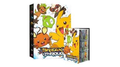 Álbum de cromos coleccionables de MAGIC SELECT, varios diseños Pokémon