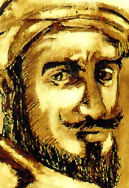 Dibujo de Ibn Battuta.