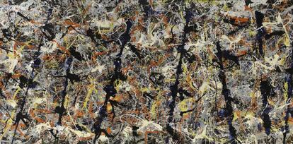 'Blue poles', de Jackson Pollock (1952).