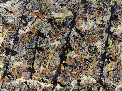 'Blue poles', de Jackson Pollock (1952).