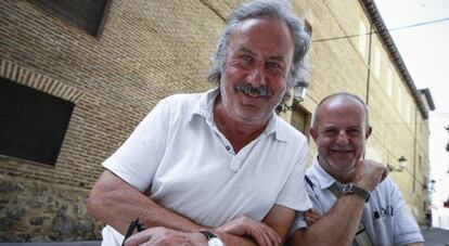 Julio Llamazares y José Manuel Navía.