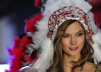 Karlie Kloss, en el desfile anual de Victoria's Secret, en 2012.