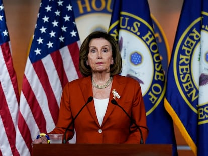 La presidenta de la Cámara de Representantes de EE UU, Nancy Pelosi, en una imagen de archivo.