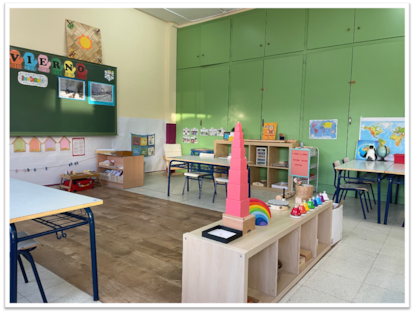 Aula de Educación Infantil del C.P. San Benito.