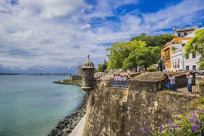 El fuerte del Morro en San Juan de Puerto Rico.