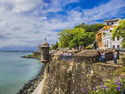 El fuerte del Morro en San Juan de Puerto Rico.