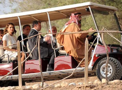 Los reyes de Jordania y el Papa Benedicto XVI visitan Betania en la orilla del Jordán donde Juan el Bautista desarrolló su actividad apostólica y donde, según la tradición, fue bautizado Jesús