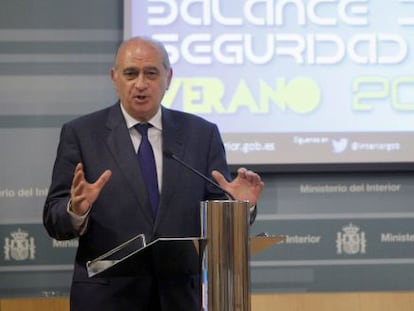 Interior Minister Jorge Fernández Díaz.