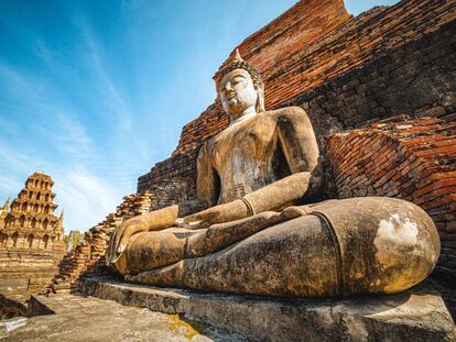 Ruinas de Sukhothai, antigua capital de los thai.