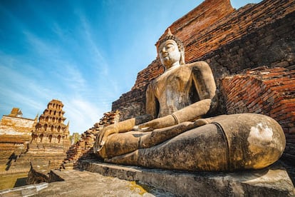 Ruinas de Sukhothai, antigua capital de los thai.