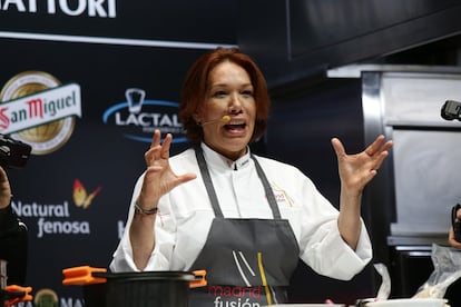 La colombiana Leonor Espinosa, mejor chef latinoamericana 2017 en la lista 50 Best Restaurants y ganadora del premio del Basque Culinary Center, aterrizaba el martes en Madrid Fusión. La guardiana de las esencias de la tradición de su país presentaba su proyecto social CicloBioma.