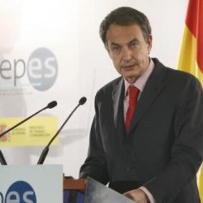 El presidente del Gobierno, José Luis Rodríguez Zapatero