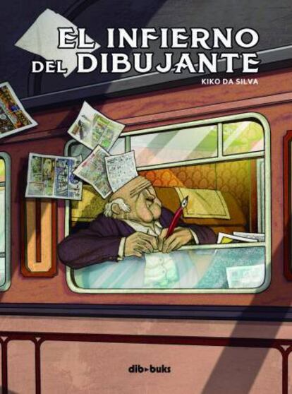 Portada de 'El infierno del dibujante', de Kiko Da Silva.