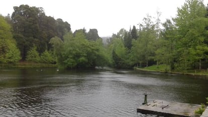 Lago Casti&ntilde;eiras, origen de la reforestaci&oacute;n de Pontevedra desde 1927 y coraz&oacute;n del futuro parque.