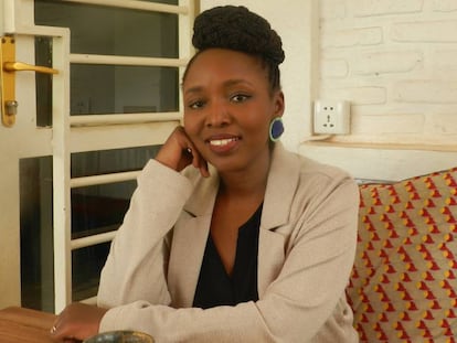 Louise Umutoni, directora de Huza Press, en Kigali.