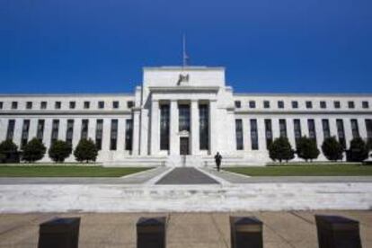 Fotografía de la Reserva Federal durante la reunión del Comité de Mercado Abierto, en Washington, DC, EE.UU..