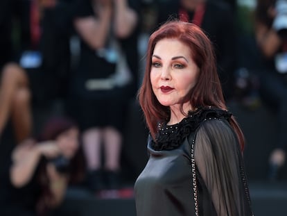 Priscilla Presley, el 4 de septiembre en el estreno de 'Priscilla' en el Festival de Venecia.