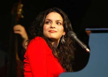 Norah Jones, durante su recital.