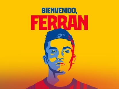 Ferran Torres, nuevo fichaje del Barcelona.