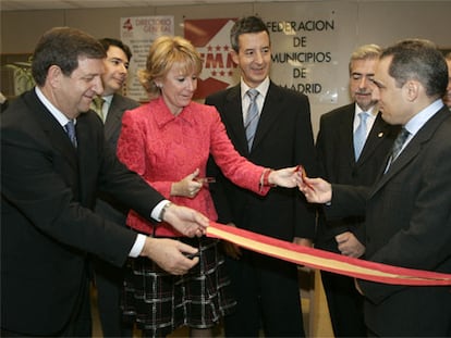 Inauguración de la Federación de Municipios de Madrid