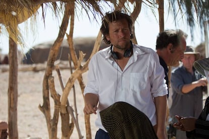 Joachim Lafosse durante el rodaje de 'Los caballeros blancos'.