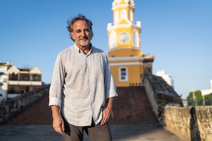 Juan Carlos Lecompte, en la Torre del Reloj.