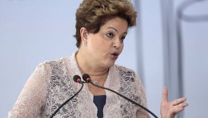 La presidenta de Brasil, Dilma Rousseff hace unos d&iacute;as.