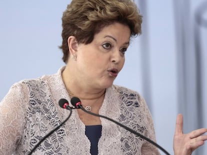 La presidenta de Brasil, Dilma Rousseff hace unos d&iacute;as.