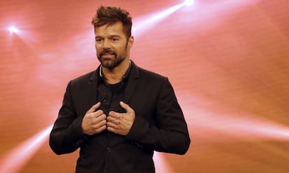 El cantante Ricky Martin.