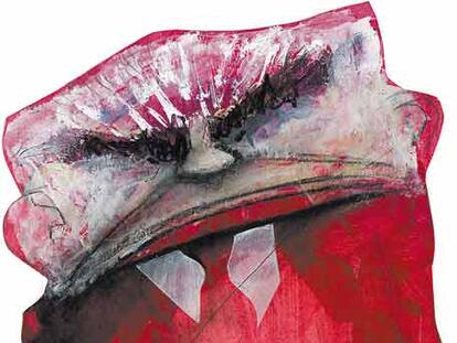 Caricatura de Gamoneda