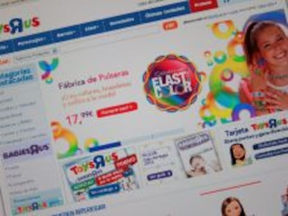 P&aacute;gina web de Toys &quot;R&quot; Us