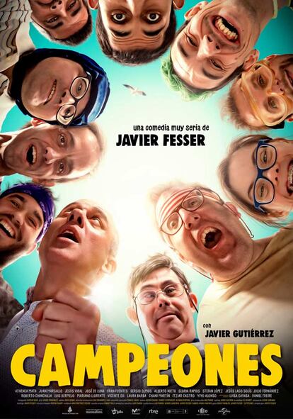 El cartel de 'Campeones', un éxito del director Javier Fesser.