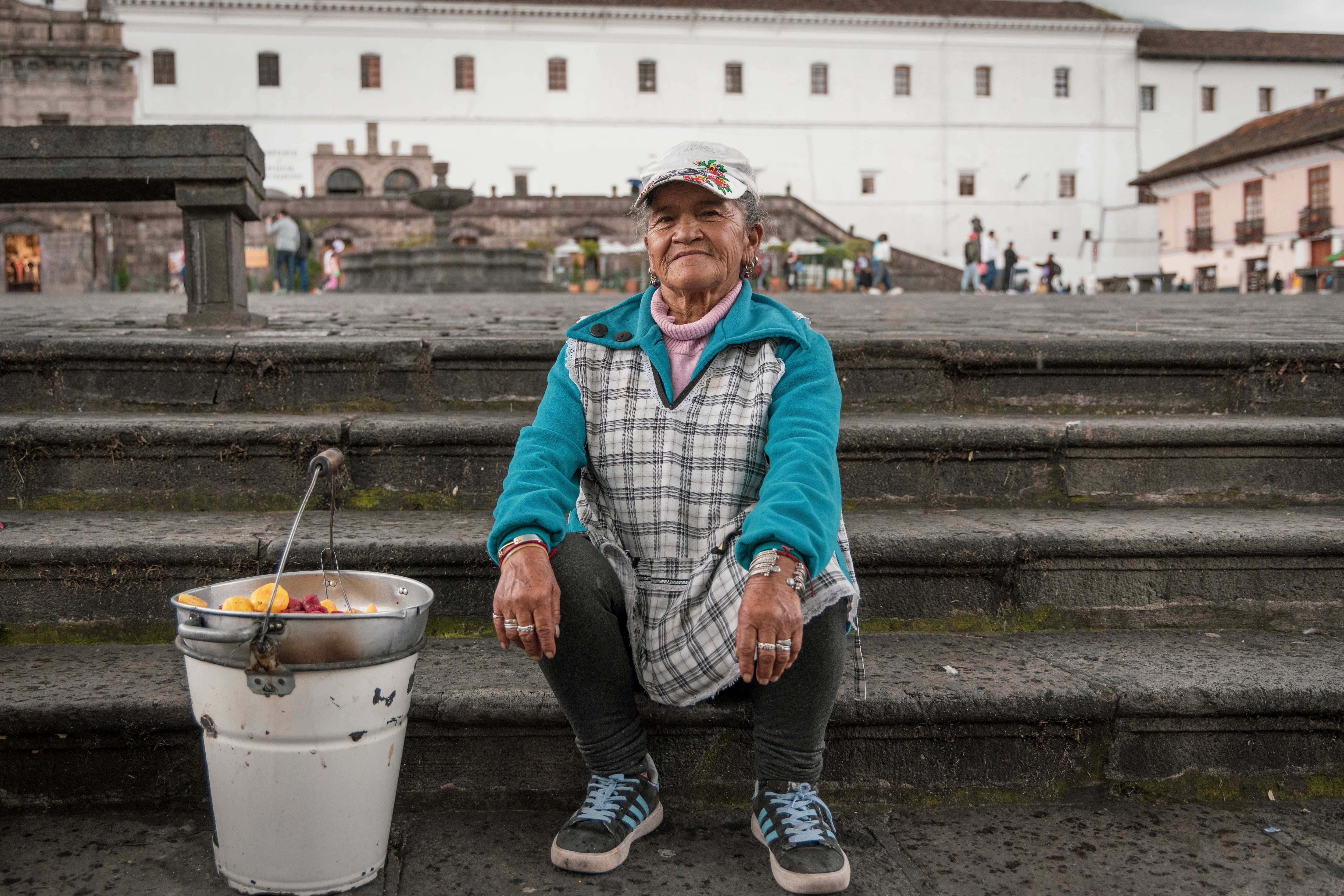 Natividad en el Centro Histórico de Quito, el 17 de marzo.