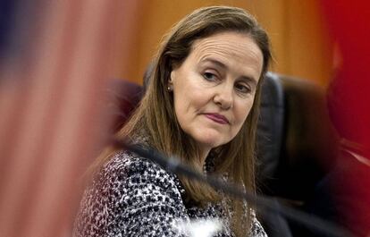 Michele Flournoy, ex subsecretaria del Departamento de Defensa, en 2011.