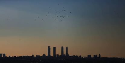 Contaminaci&oacute;n en Madrid el pasado mi&eacute;rcoles. 