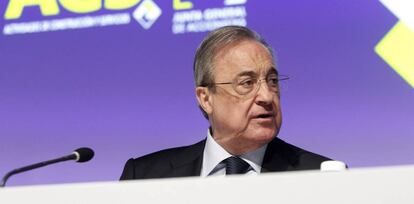 El presidente de ACS, Florentino Pérez.