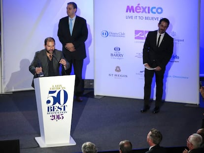 Un momento de la ceremonia de los 50 Mejores Restaurantes de Am&eacute;rica Latina de 2015.