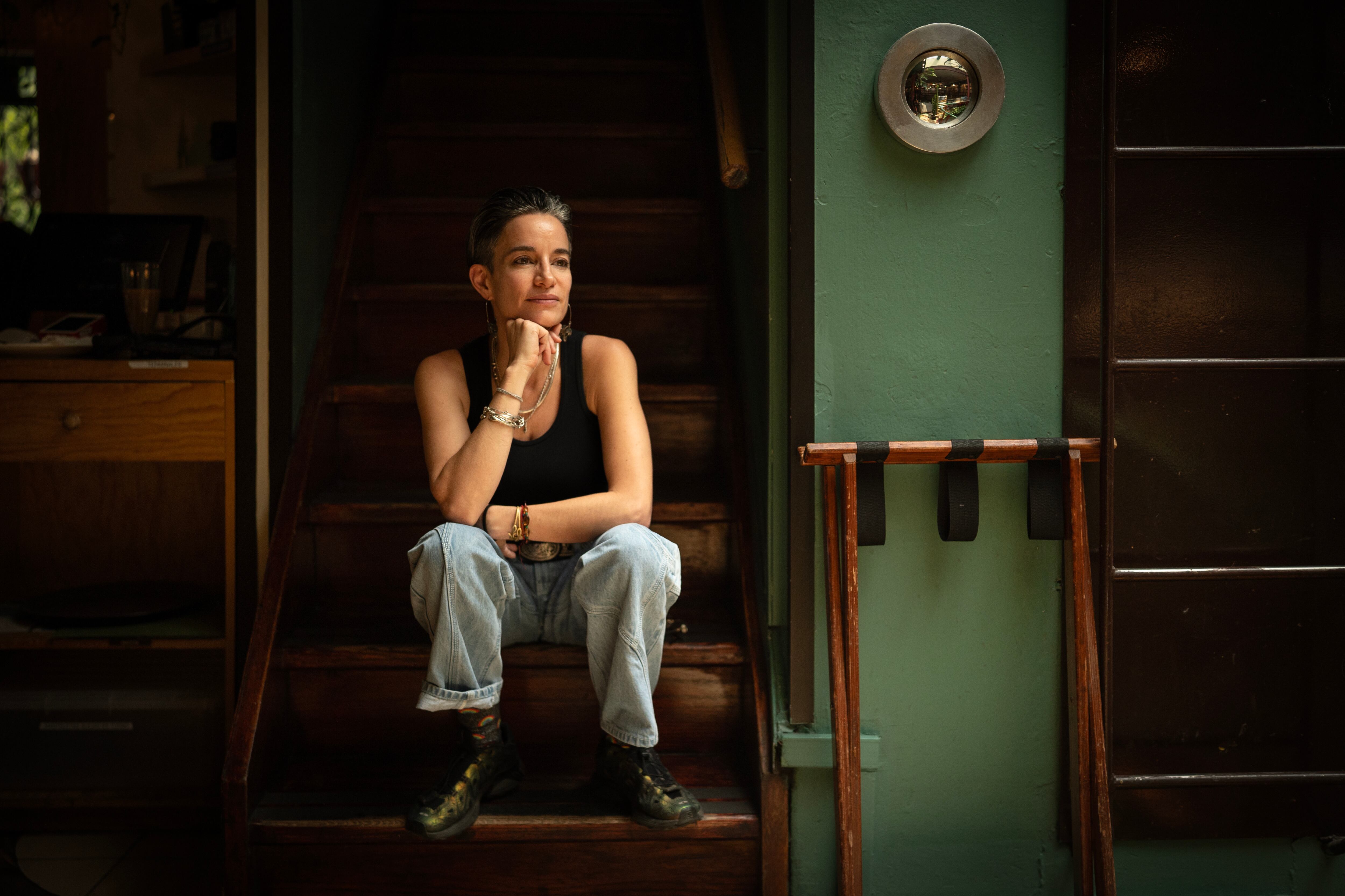 La escritora Gabriela Jauregui.